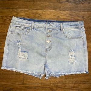 Forever 21: Distressed Denim Shorts